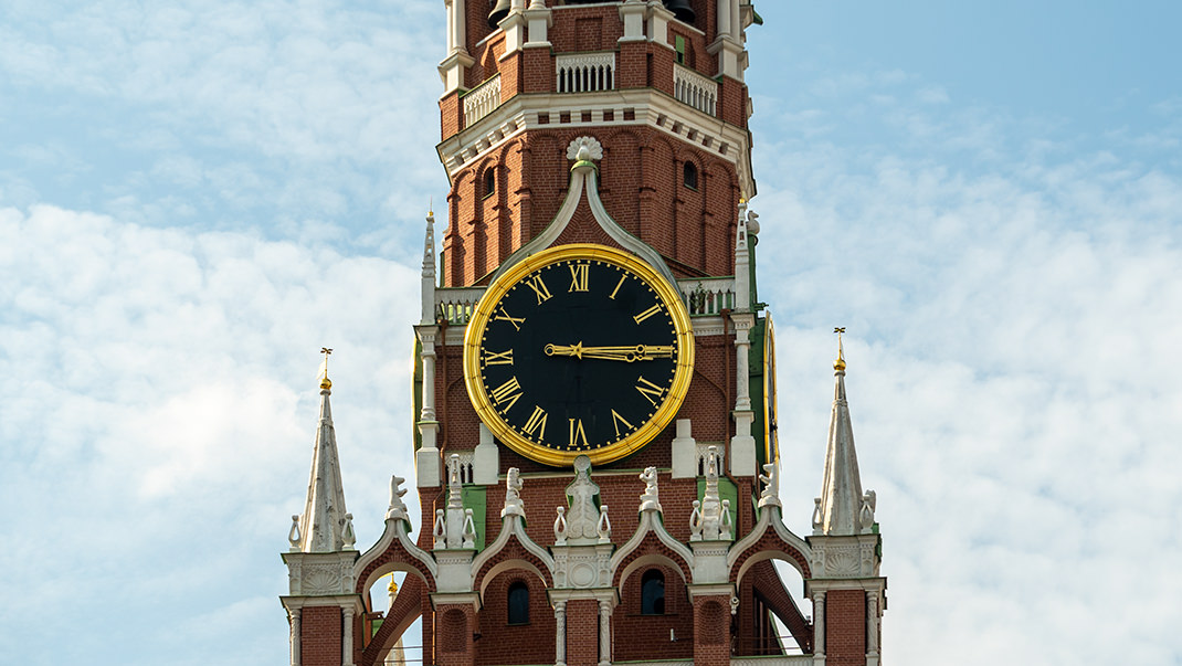 The famous Kremlin Clocks