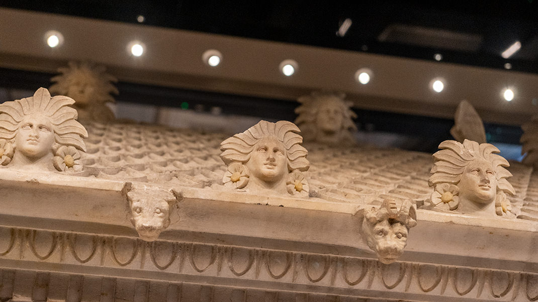 Саркофаг считается одной из главных достопримечательностей музея