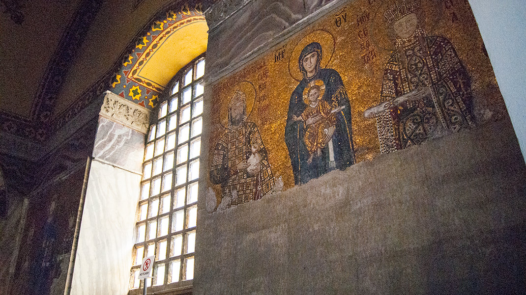 Фрески времён Византийской империи