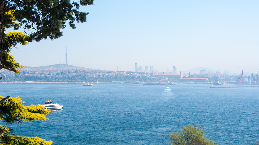 Вид на азиатскую часть Стамбула